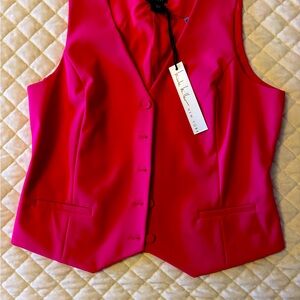 Vibrant Pink Sleeveless Vest